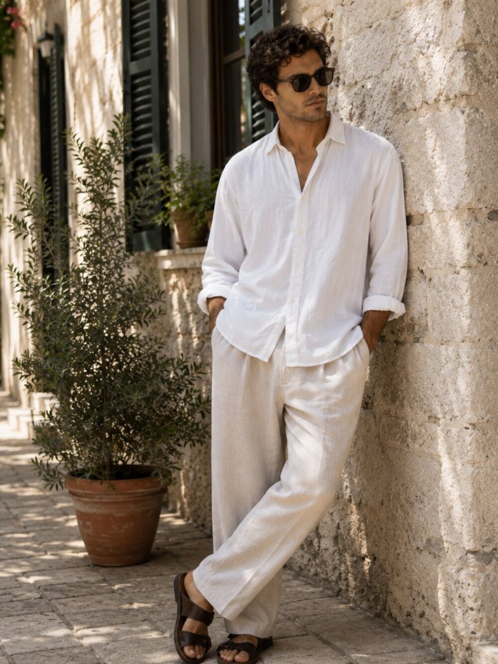 Vince White Classic Fit Button Front Shirt Men’s Stretch Cotton Blend Minimalist - Picture 2 of 6